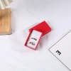 Red jewelry box with gilded printed logo, customizable ring box, watch, earrings, bracelet, jewelry and accessory packaging box Specification image
